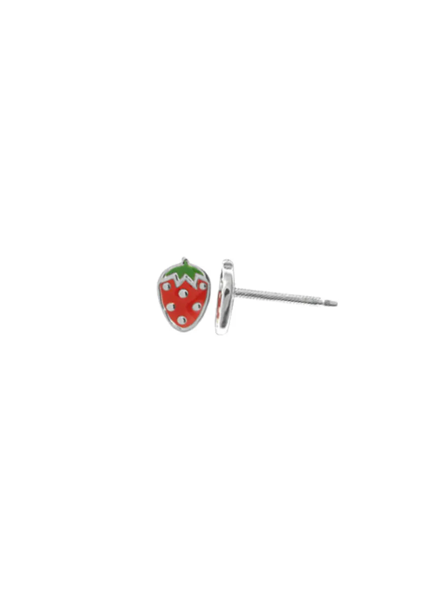 Strawberry Enamel Posts by boma