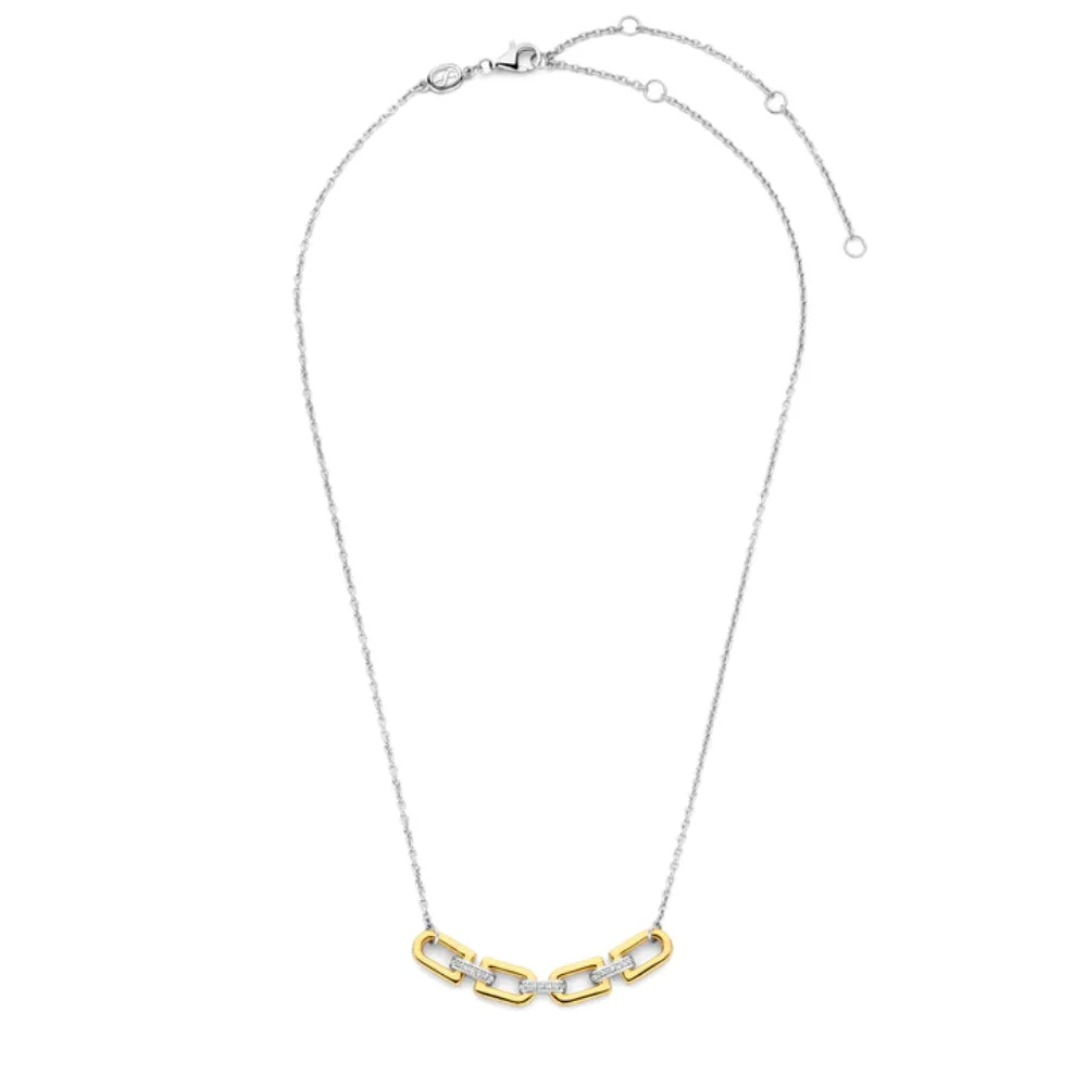 Ti Sento Two-Tone Link Necklace