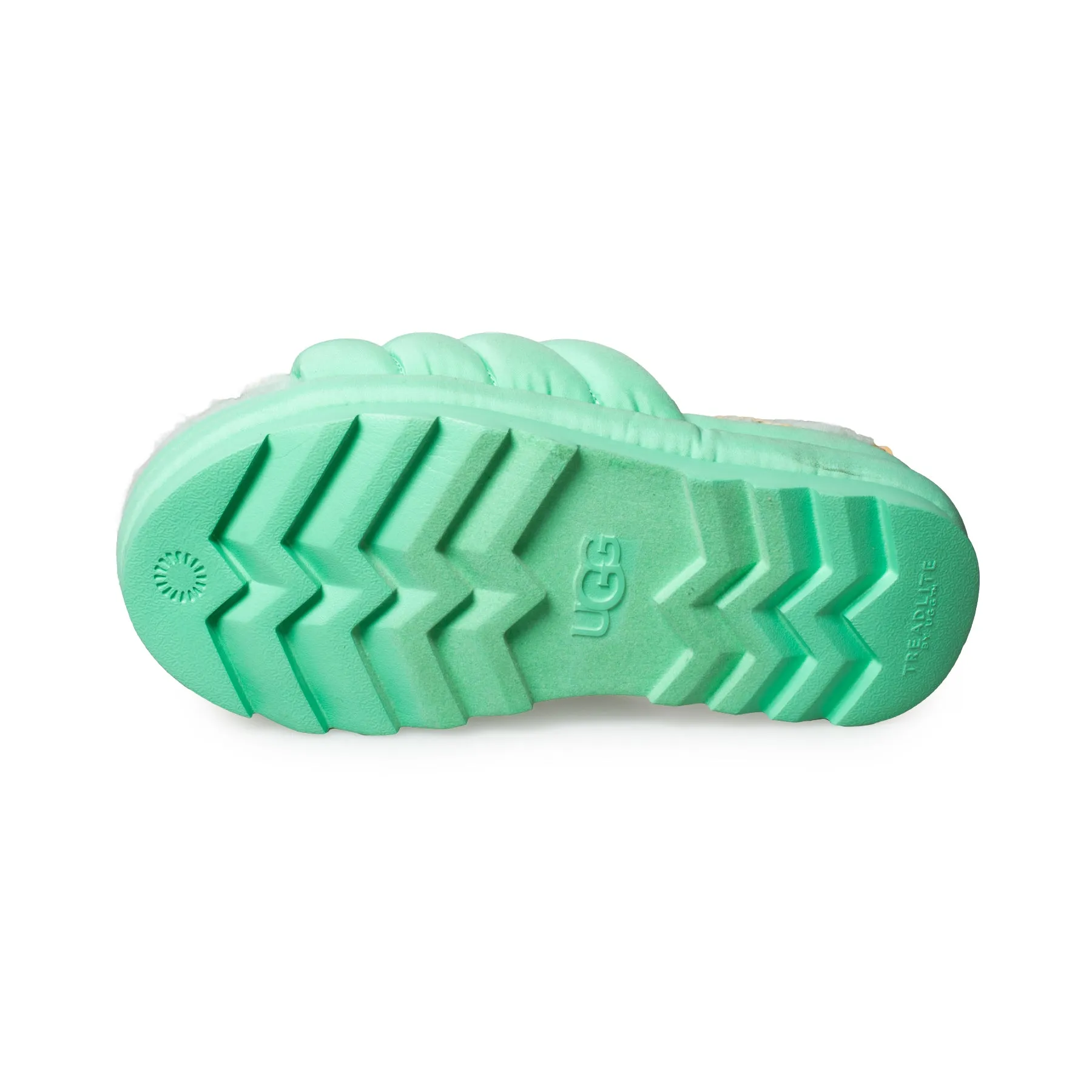 UGG Maxi Slide Pale Emerald Slippers - Women's