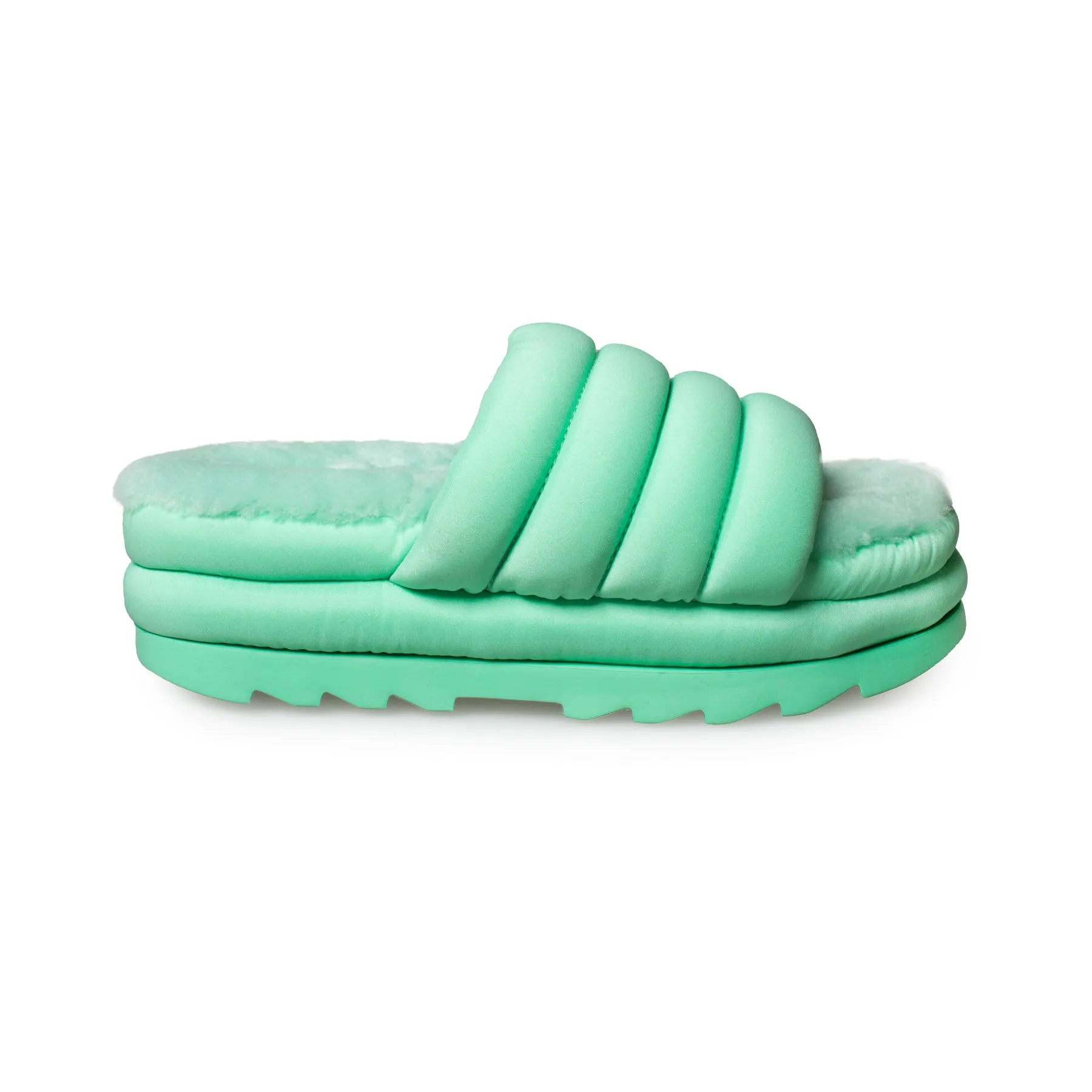 UGG Maxi Slide Pale Emerald Slippers - Women's