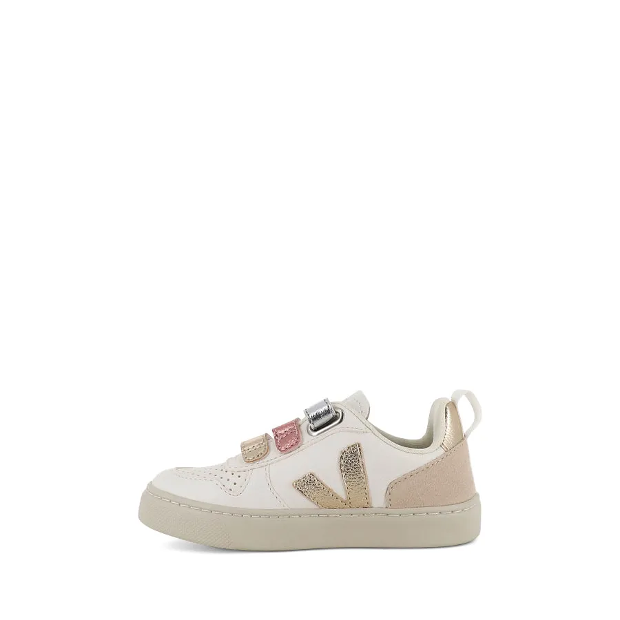 V-10 VELCRO JUNIOR  - EXTRA WHITE/MULTI SHINY