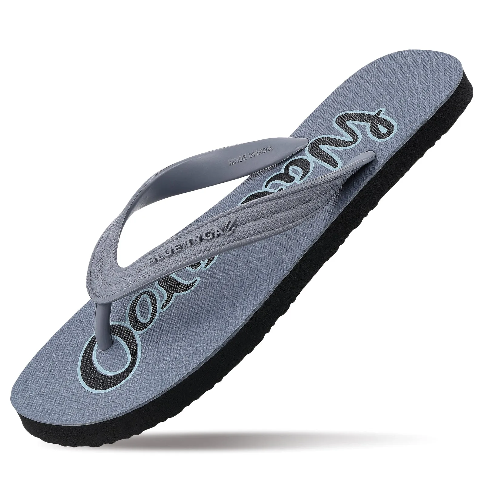 Walkaroo Gents Flip Flop Thong  - HG160 Grey Black