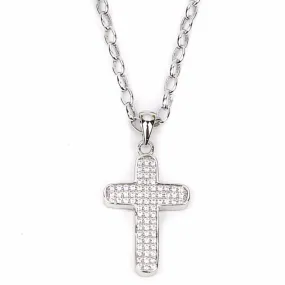 Zirconia Cross Necklace